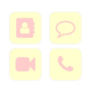 cute heart in water 💛🩷 App Icon Pack[wmToJctkeQ52vT4DM2Zu]