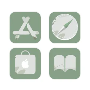 Sage green aesthetic ☆ App Icon Pack[D0iilI7TQ8ObZgcceYna]