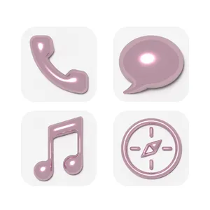 Pink Balloon Pack d'icônes d'application[kI2R2sne9ktmSLn69Qdw]