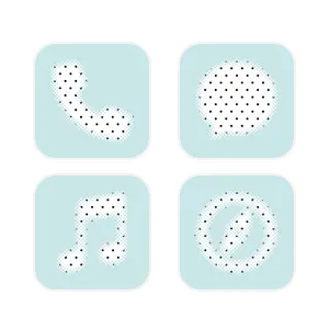 Mint Polka Dots აპლიკაციის ხატულა პაკეტი[JYPMidCKMrxRZnVtQWqP]
