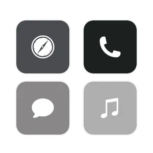 monotone × simple بسته آیکون برنامه[nnghIHGvHPSSJ77W1nUr]
