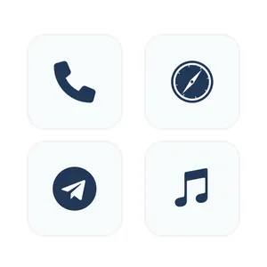 white × navy y2k theme Пакет икона апликација[M2vUqsastavamYvOQvTS]