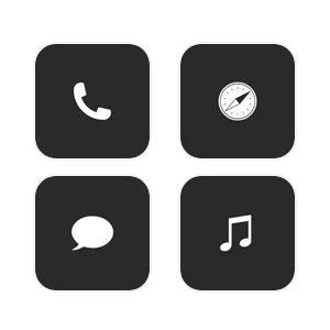raindrop × dark theme Pacchetto icone app[aFY2sPdlogWJw5KrSe38]