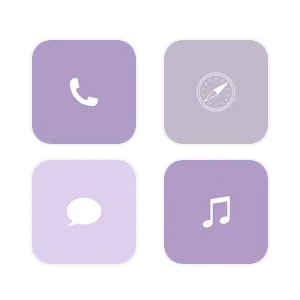 purple × simple × flower App Icon Pack[PcxrOF0pAuLPiPUdEHZA]