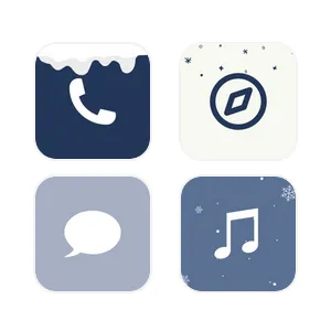 snow mountain × christmas App Icon Pack[LDwDr6MBAGh29DxMHcAc]