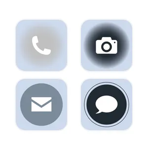 Simple × blue × Monotone بسته آیکون برنامه[Jbc4E4OgPlSZigKigMvP]