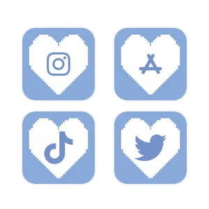 ♡♡♡ App Icon Pack[E3SbNPEcA015TilK40LP]