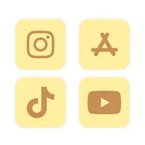 💛🤎 App Icon Pack[qxQfTuGsNZwtyG5dCyB1]