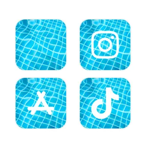 水色のテンプレート App Icon Pack[8kwxMb8lvsdz0BSvChiK]
