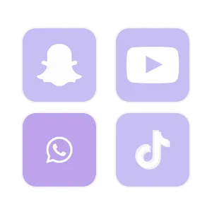 cute purple აპლიკაციის ხატულა პაკეტი[KejnJfQzroZGFynzRETI]