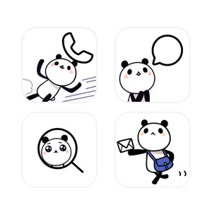 つなこパンダ公式！スマホきせかえ パステルカラーバージョン（Tsunako Panda x Pastel Color Theme） აპლიკაციის ხატულა პაკეტი[zzNFWLIVC09vbDWvqOyV]