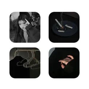 モノクロ App Icon Pack[UfuUjL70Y7Pmbk2qRWlo]