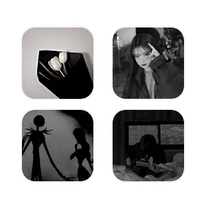 黒系統 App Icon Pack[PQleKQqquHpGJjMxGOLK]