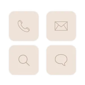 Beige simple home screen აპლიკაციის ხატულა პაკეტი[oZ0YwfEavujpsDX5BKxb]