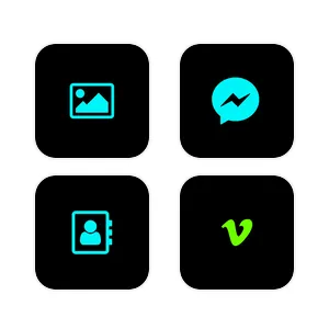 Neon colorful template App Icon Pack[vyWar6gJ67FD5sz4LUHI]