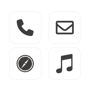 minimalist gray simple theme home screen App Icon Pack[7MiD7FHwEqjqNVuzWK5W]