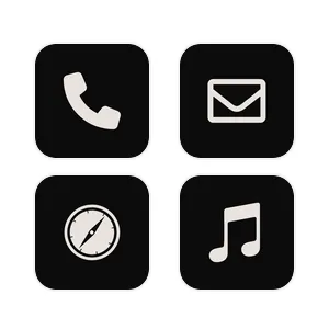 black cool theme home screen App Icon Pack[fr1XG2r5IJEMllHmUpQn]