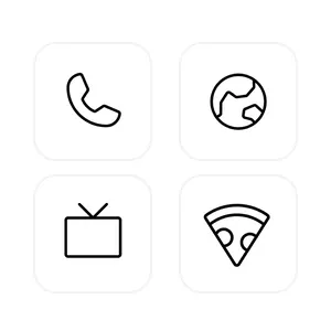 Green simple home screen theme App Icon Pack[nGL64XtbCtNHslGmJcIF]