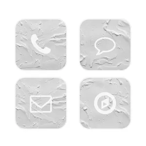 Cotton white home screen theme აპლიკაციის ხატულა პაკეტი[OuUC3D18uubntxcYo5dN]