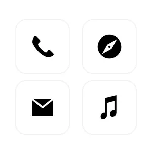 simple x monotone بسته آیکون برنامه[nqb9FiIVrPjDfUHuDV9g]