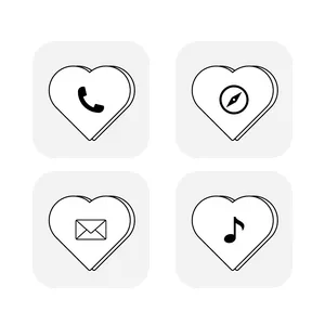 heart icon x ASCII art ชุดไอคอนแอป[sHWGQeWZ7qEqpXdKQAzY]