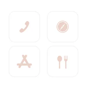 Pink vintage template App Icon Pack[ZA4u4bPvWUoFh2752JAU]