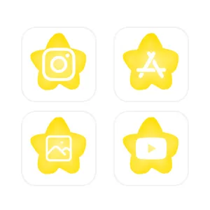 yellow stars App Icon Pack[rSUf4L7rmD1u5qeZfSAi]