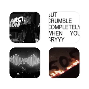 ARTIC MONKEYS ❤️❤️❤️❤️ App Icon Pack[ZyvSLPNl7hZv8kwD2b1Q]