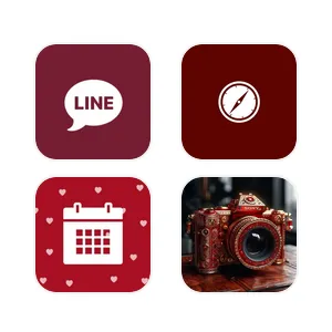 ハートおしてー！🥰 Pacchetto icone app[ZR88iWmqPO37nPRPcVaR]
