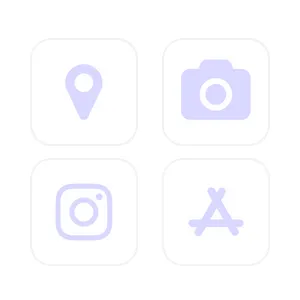 紫 بسته آیکون برنامه[B7lEdryixzoGgZljIm3f]