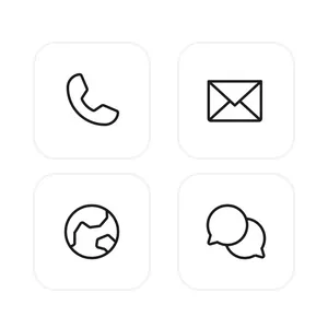 Simple white and black home screen theme App Icon Pack[MnSRjwR1B9F8dAH8cuLB]