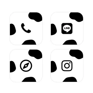 Cat buchi black and white🖤 აპლიკაციის ხატულა პაკეტი[ww953US0yytJQi5qO8vJ]