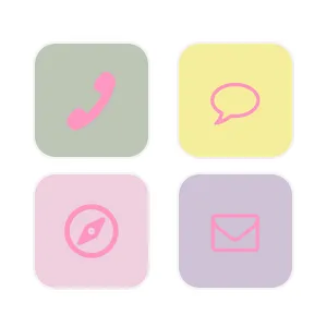 Preppy home screen theme💗🌈 Pack d'icônes d'application[kEX0wMKz5zQXF4eOzzjt]