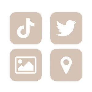 Beige App Icon Pack[DR82m67J2NceiHQu52hL]