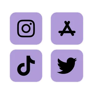 Purple Aesthetic Home Screen აპლიკაციის ხატულა პაკეტი[GQgcl7E4f56ZI2vcMo9t]