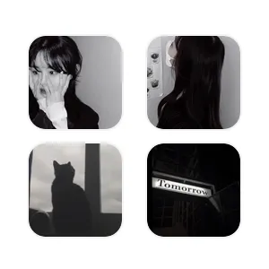 黒系統🖤 Pack d'icônes d'application[0ll7mOz7K25yokuBgs4g]
