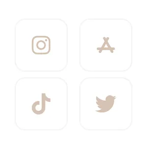 simple beige☕️‪ 𓈒𓂂𓏸 App Icon Pack[yitvYRaQMSC0BqURAgaD]