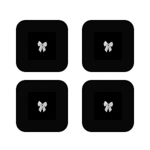 ベージュ　黒　シンプル　おしゃれ App Icon Pack[1hEVhhFnGYdC1Pch316J]