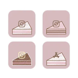 🍰色んなケーキ🍰 Pacchetto icone app[ZfbLdHgM4vy9B79PSuP5]