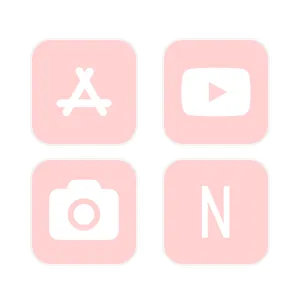 light pink asthetic Pack d'icônes d'application[jgqhNB0tzytknPo04Vwz]