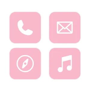Danish pastel pink Pacchetto icone app[5vg1RxFyeFgIygTAKwf1]