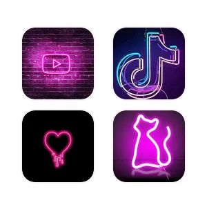 نئون بسته آیکون برنامه[uQjYdFpmfLD6ugYh07g4]