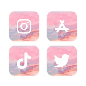 桃色の想い出 App Icon Pack[KP7uShBPIZjHdzto2MYJ]
