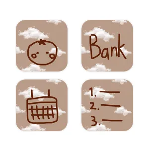 てがきぶらうん🤎 App Icon Pack[gGc5zChOiM1Z1bWCym0g]