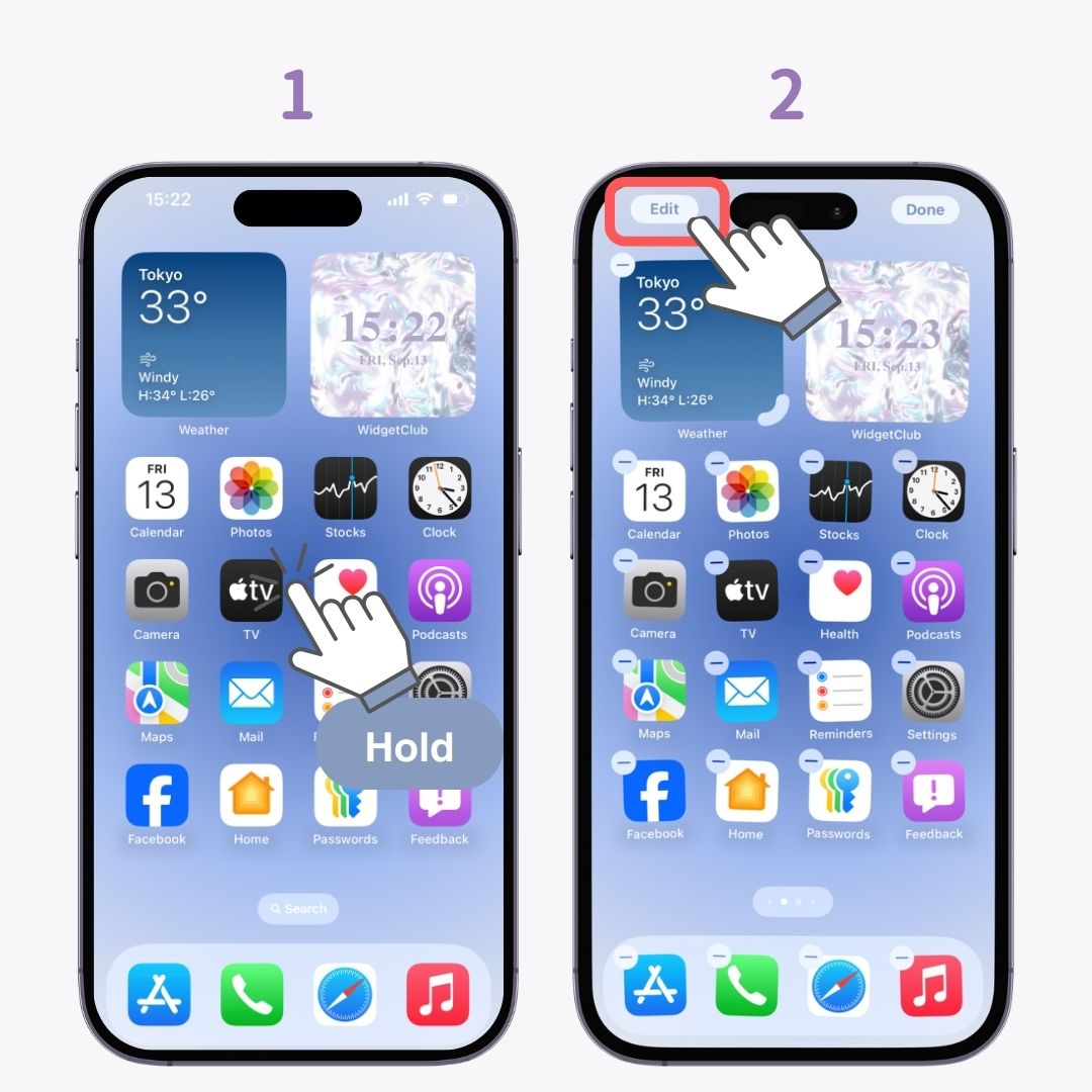 #1 image of iOS18：How to Resize and Change app icon color on iPhone