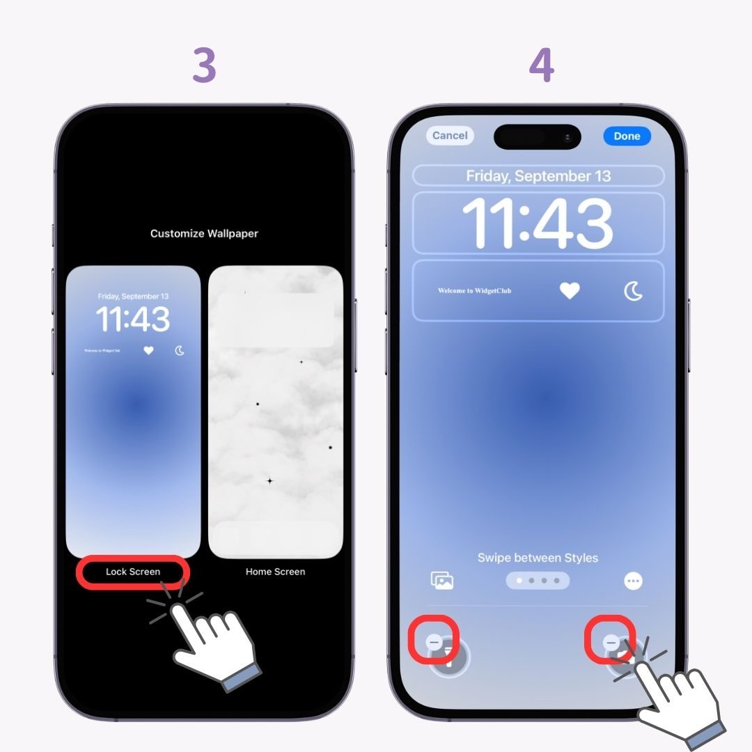 #1 imej Cara Mengedit Kawalan Skrin Kunci pada iPhone Anda