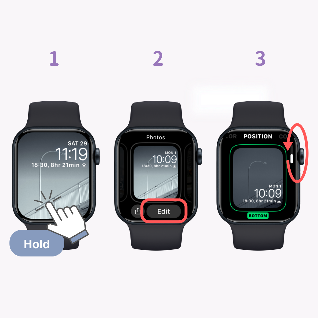 How to change apple watch clock display sale