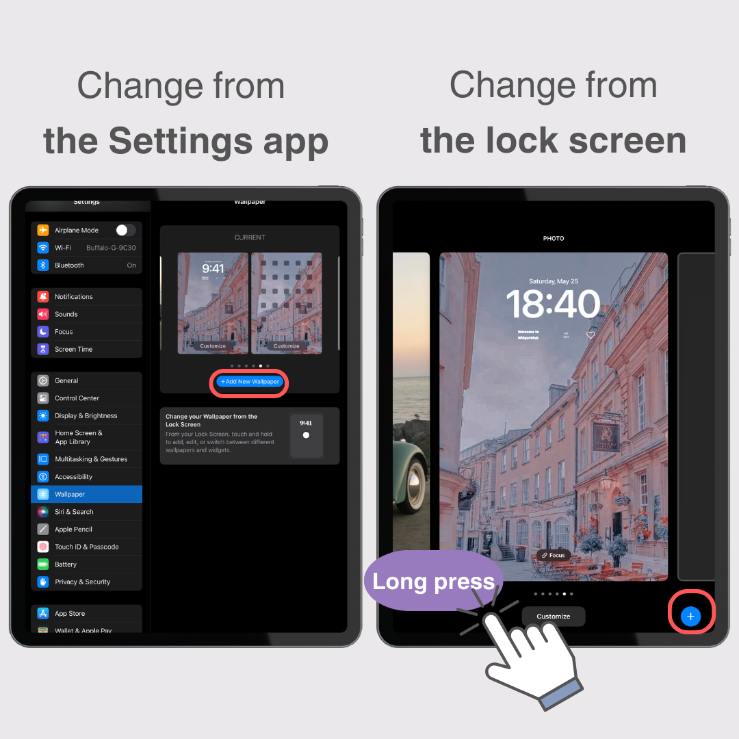Immagine n. 2 di Come personalizzare con stile la schermata di blocco del tuo iPad
