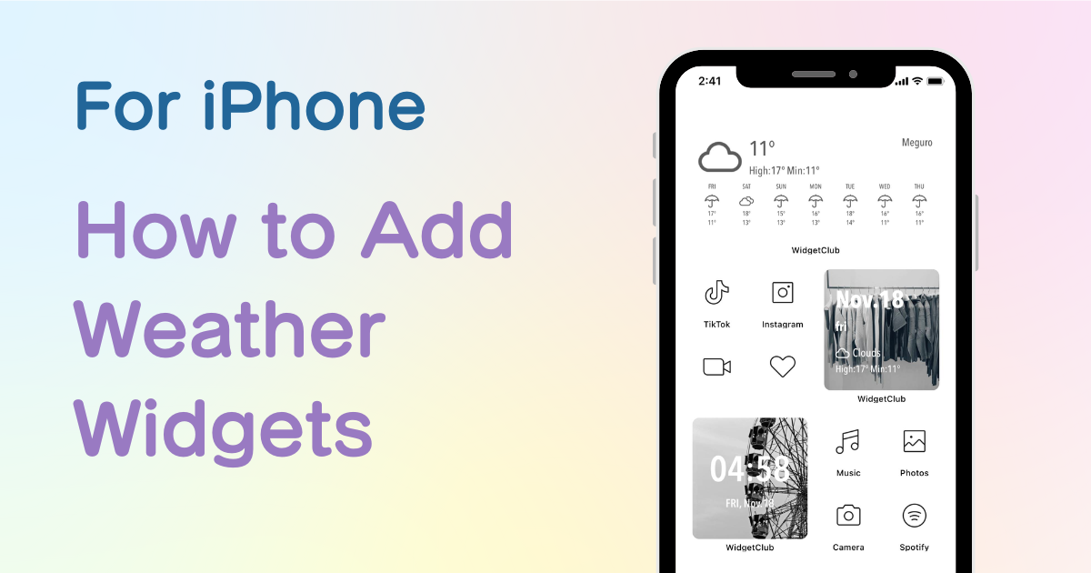 # 1 صورة كيفية إضافة أداة الطقس إلى جهاز iPhone الخاص بك
