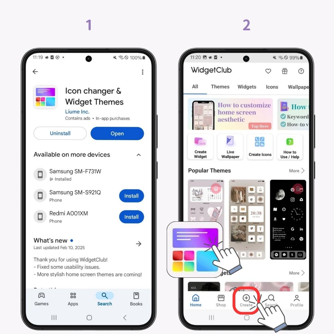 #1 image of How to Get Transparent Widgets on iPhone and Android